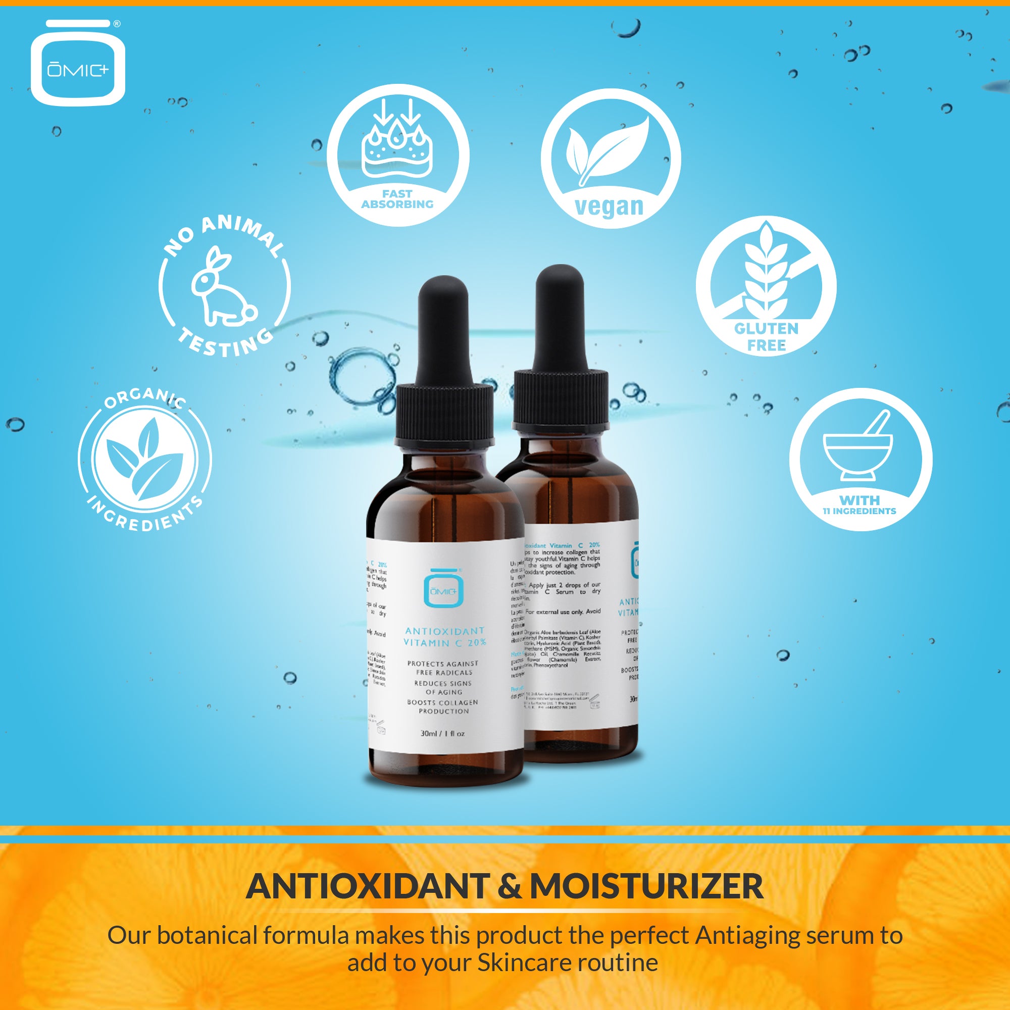 US Omic+ Antioxidant Vit C 30ml
