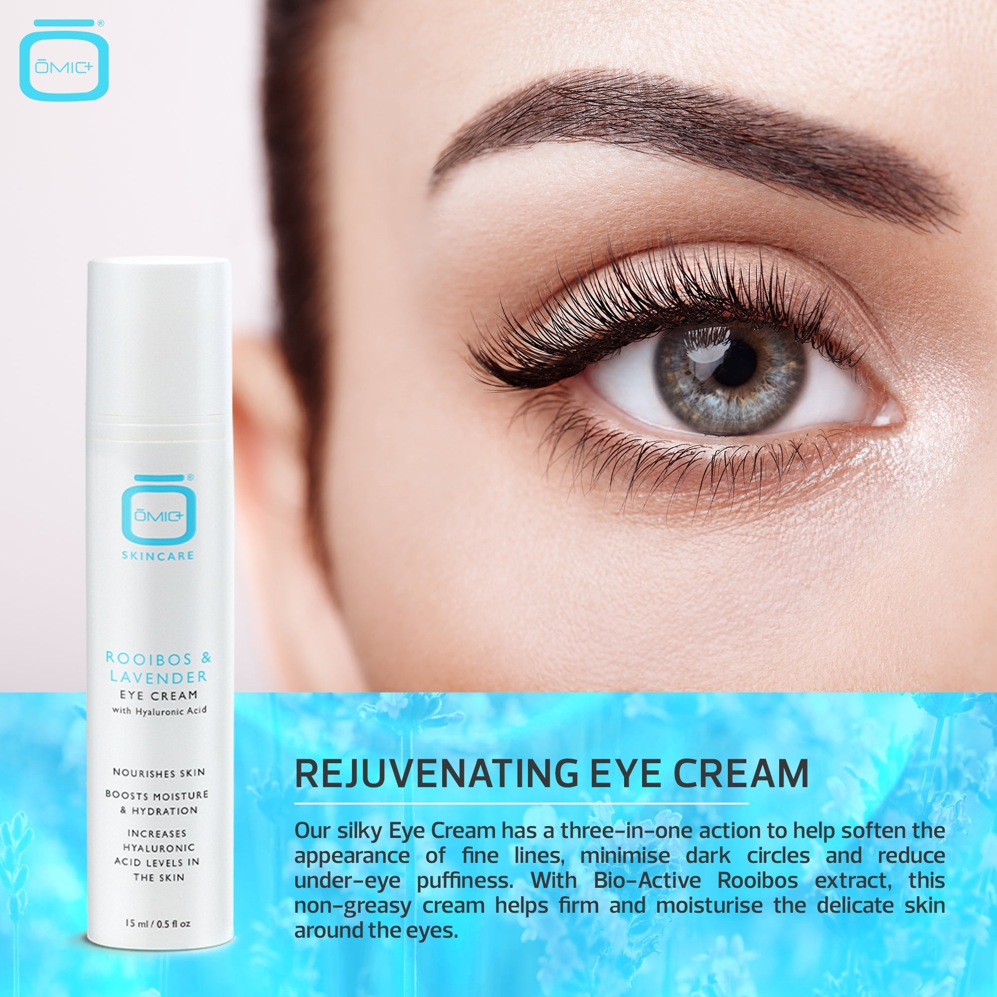 Omic+ Rooibos & Lavender Eye Cream 15ml - omicskincare